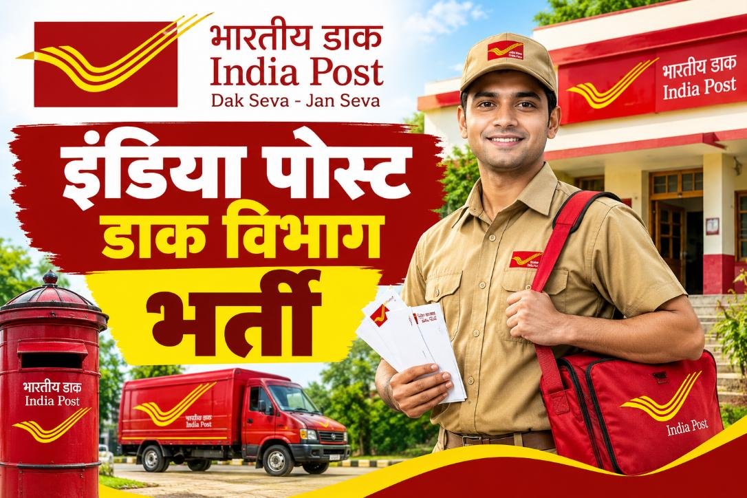 इंडिया पोस्ट डाक विभाग भर्ती 2026: 23,700 से अधिक पदों पर निकली बंपर भर्ती, 10वीं/12वीं पास ऐसे करें ऑनलाइन आवेदन (Direct Link)